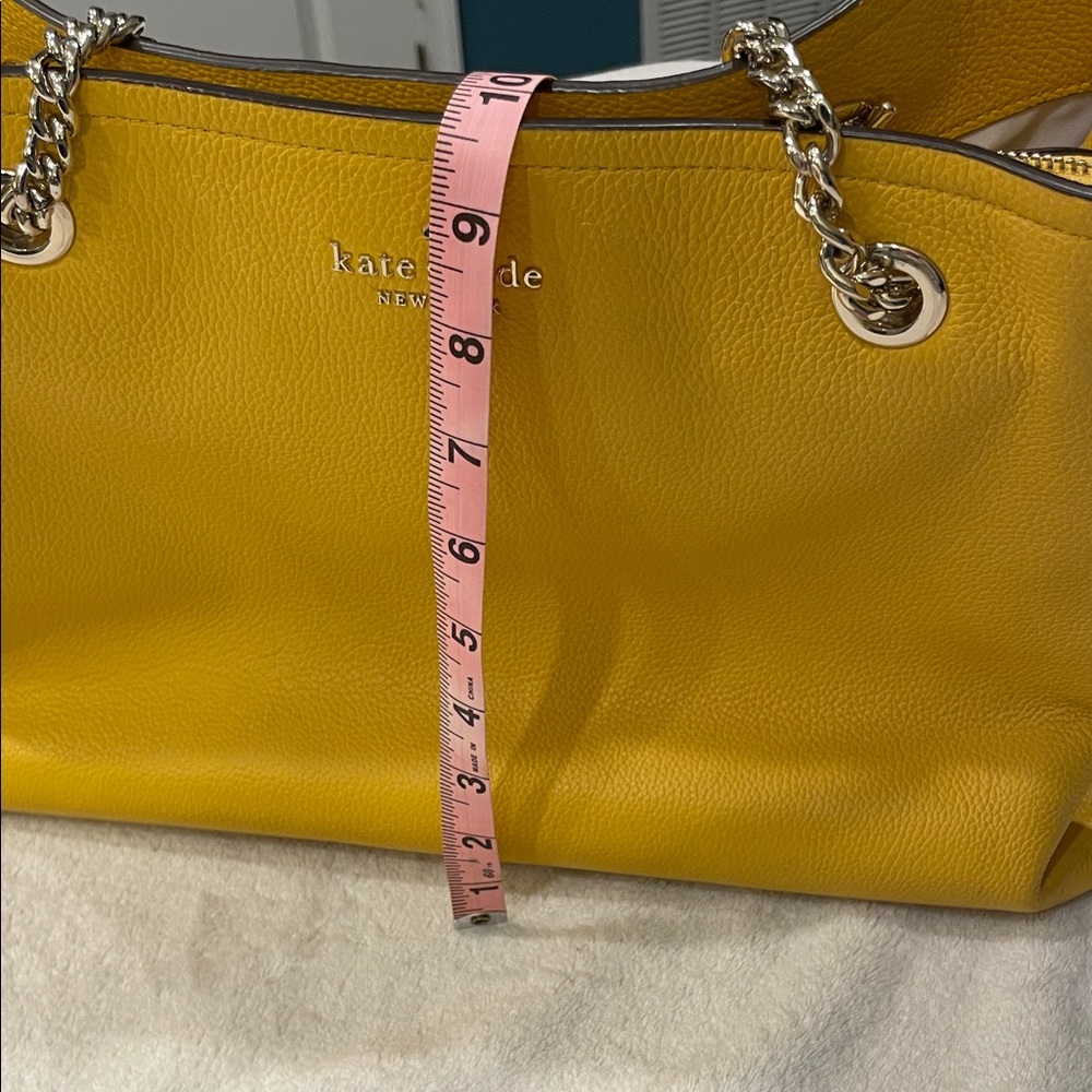 Kate Spade New York Jordyn Chain Handle Tote in Sunflower Yellow - Picture 14 of 16